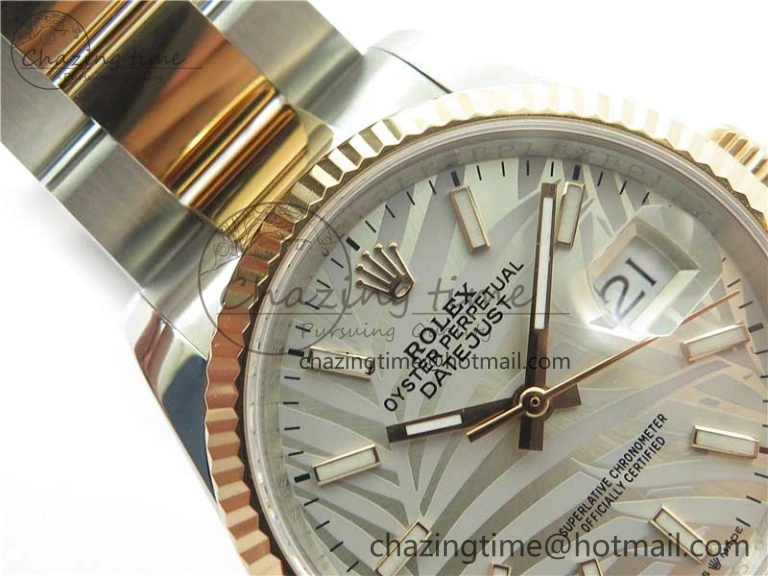 Neat DateJust 36 SS RG 126231 BP Maker 1:1 Best Edition Silver Gray Dial on Oyster Bracelet 2509
