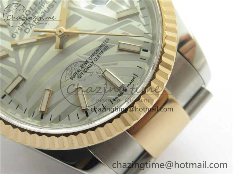 Neat DateJust 36 SS RG 126231 BP Maker 1:1 Best Edition Silver Gray Dial on Oyster Bracelet 2509