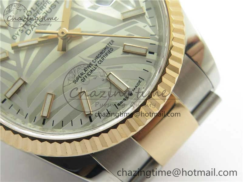 Neat DateJust 36 SS RG 126231 BP Maker 1:1 Best Edition Silver Gray Dial on Oyster Bracelet 2509