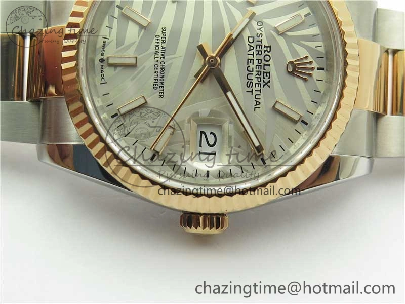 Neat DateJust 36 SS RG 126231 BP Maker 1:1 Best Edition Silver Gray Dial on Oyster Bracelet 2509