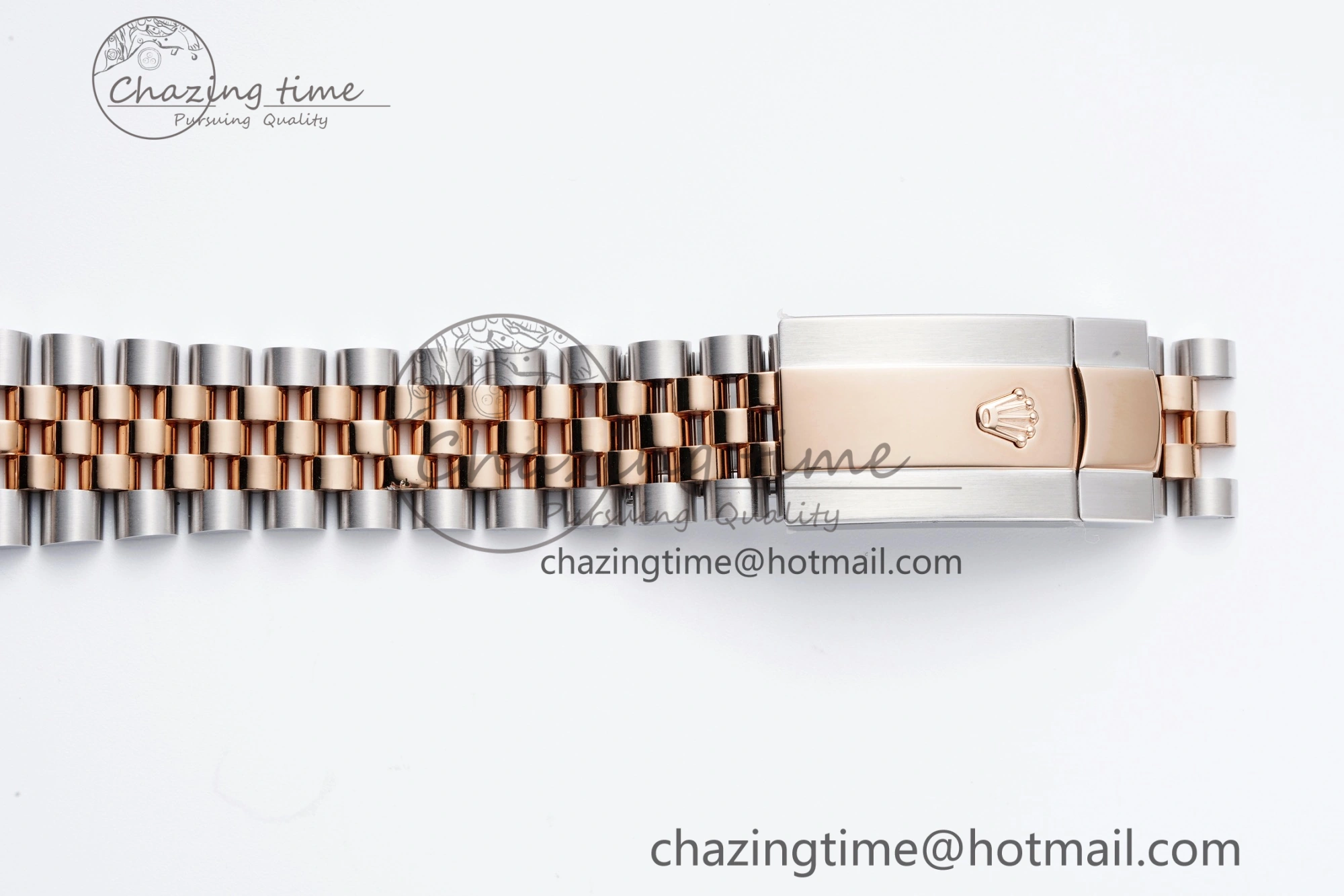 Effortless DateJust 36 SS RG 126231 JDF RG Plated 904L Steel Gray Dial Roman Markers on Jubilee Bracelet V 1748