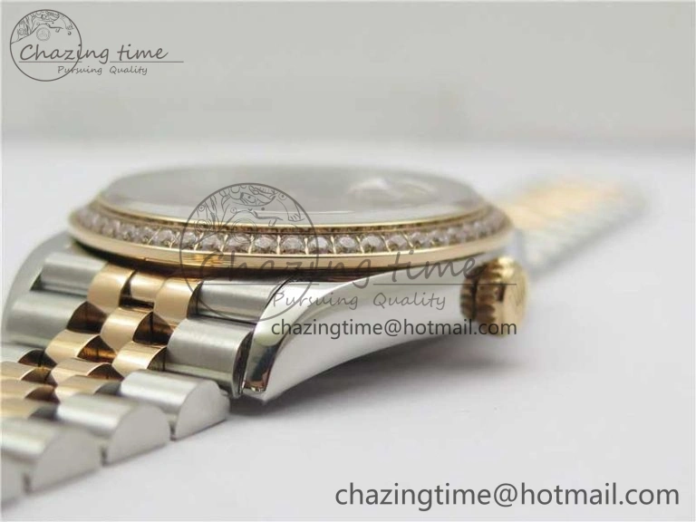 DateJust 36 SS RG 126281 BP Maker 1:1 Best Edition Gray Roman Dial on Jubilee Bracelet Sustainable 2503
