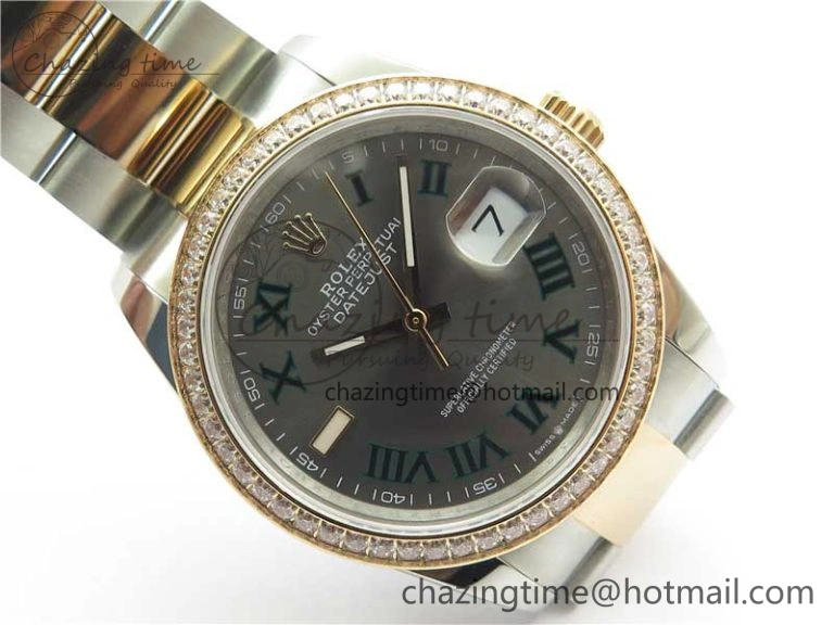 DateJust 36 SS RG 126281 BP Maker 1:1 Best Edition Gray Roman Dial on Oyster Bracelet QuickDry 10275