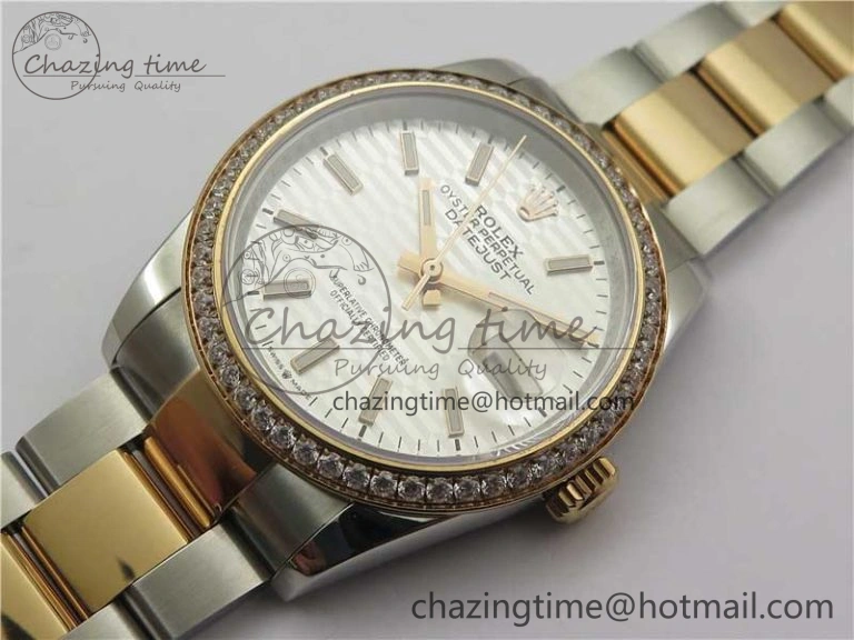 DateJust 36 SS RG 126281 BP Maker 1:1 Best Edition Silver Dial on Oyster Bracelet Bright 2510