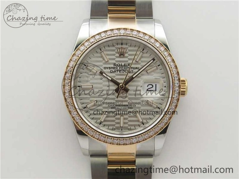 DateJust 36 SS RG 126281 BP Maker 1:1 Best Edition Silver Dial on Oyster Bracelet Bright 2510
