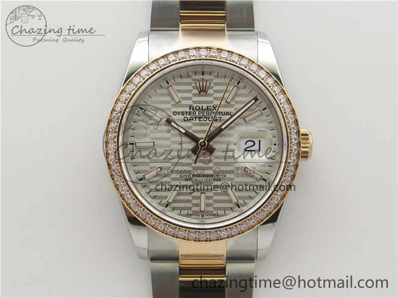 DateJust 36 SS RG 126281 BP Maker 1:1 Best Edition Silver Dial on Oyster Bracelet Bright 2510