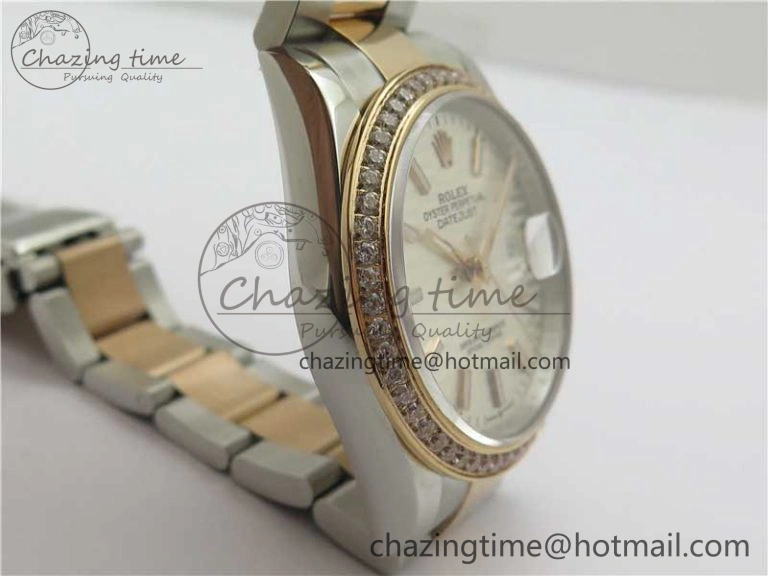 DateJust 36 SS RG 126281 BP Maker 1:1 Best Edition Silver Dial on Oyster Bracelet Bright 2510