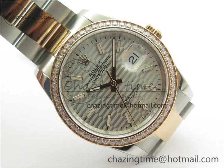 DateJust 36 SS RG 126281 BP Maker 1:1 Best Edition Silver Dial on Oyster Bracelet Bright 2510