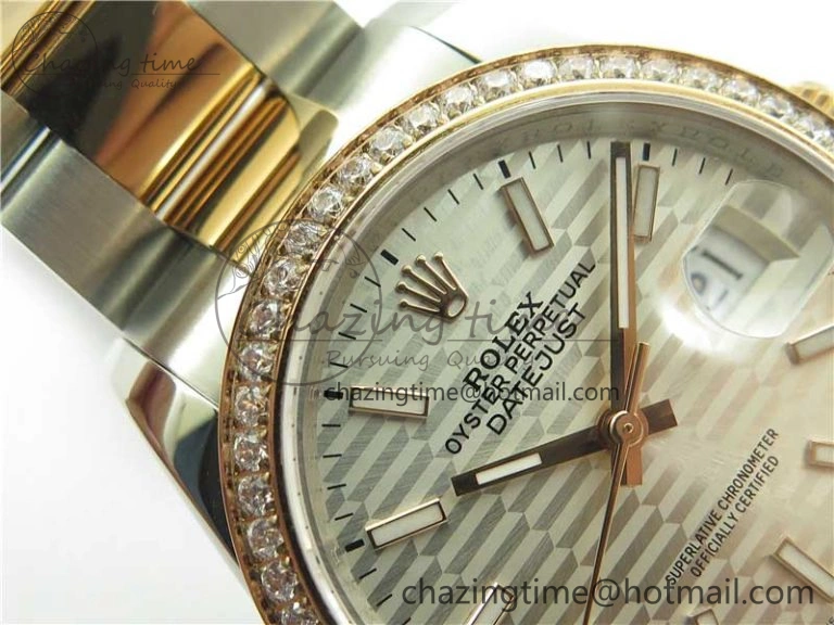 DateJust 36 SS RG 126281 BP Maker 1:1 Best Edition Silver Dial on Oyster Bracelet Bright 2510