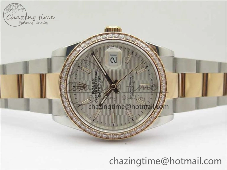 DateJust 36 SS RG 126281 BP Maker 1:1 Best Edition Silver Dial on Oyster Bracelet Bright 2510