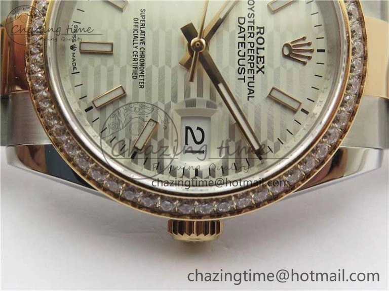 DateJust 36 SS RG 126281 BP Maker 1:1 Best Edition Silver Dial on Oyster Bracelet Bright 2510