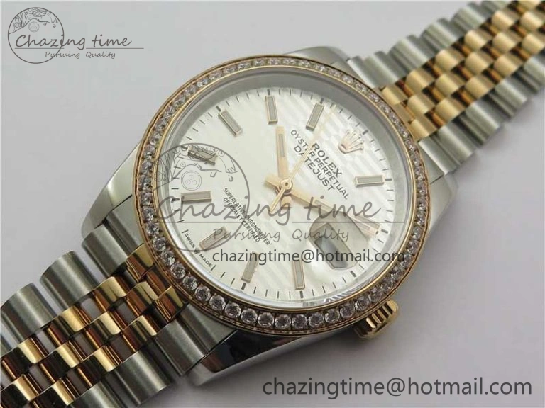 DateJust 36 SS RG 126281 BP Maker 1:1 Best Edition Silver Dial on Oyster Bracelet GoAnywhere 10266