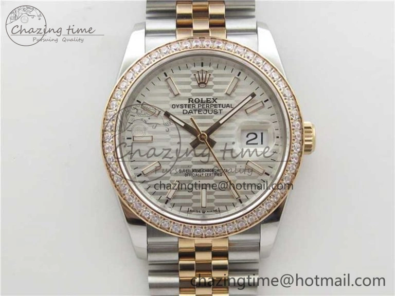 DateJust 36 SS RG 126281 BP Maker 1:1 Best Edition Silver Dial on Oyster Bracelet GoAnywhere 10266