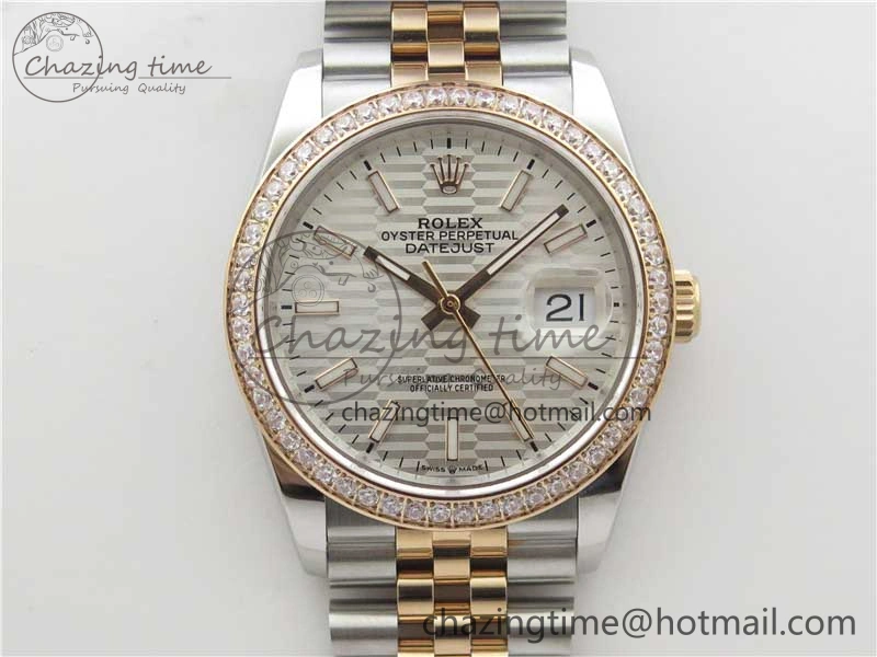 DateJust 36 SS RG 126281 BP Maker 1:1 Best Edition Silver Dial on Oyster Bracelet GoAnywhere 10266