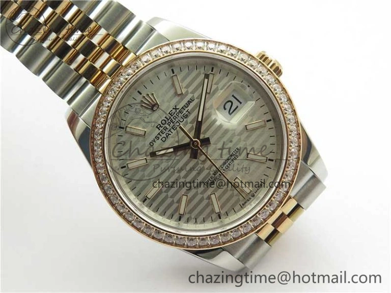 DateJust 36 SS RG 126281 BP Maker 1:1 Best Edition Silver Dial on Oyster Bracelet GoAnywhere 10266