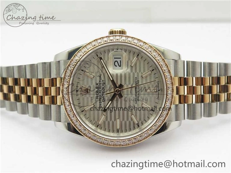 DateJust 36 SS RG 126281 BP Maker 1:1 Best Edition Silver Dial on Oyster Bracelet GoAnywhere 10266