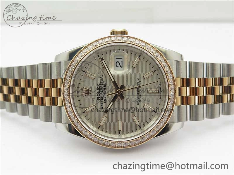 DateJust 36 SS RG 126281 BP Maker 1:1 Best Edition Silver Dial on Oyster Bracelet GoAnywhere 10266