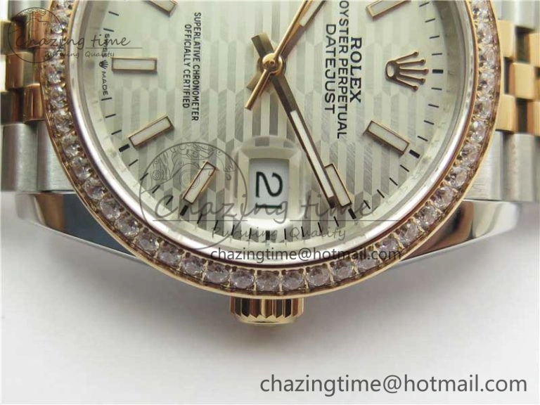 DateJust 36 SS RG 126281 BP Maker 1:1 Best Edition Silver Dial on Oyster Bracelet GoAnywhere 10266