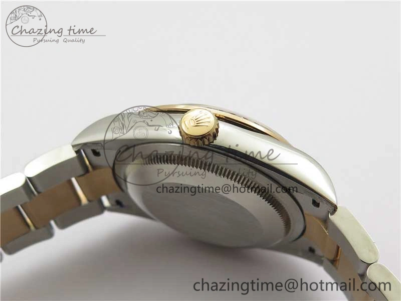 DateJust 36 SS RG 126281 BP Maker 1:1 Best Edition Silver  Gray Dial on Oyster Bracelet EasyMatch 2505