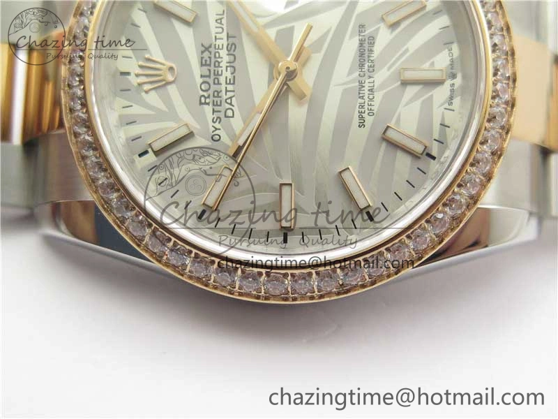 DateJust 36 SS RG 126281 BP Maker 1:1 Best Edition Silver  Gray Dial on Oyster Bracelet EasyMatch 2505