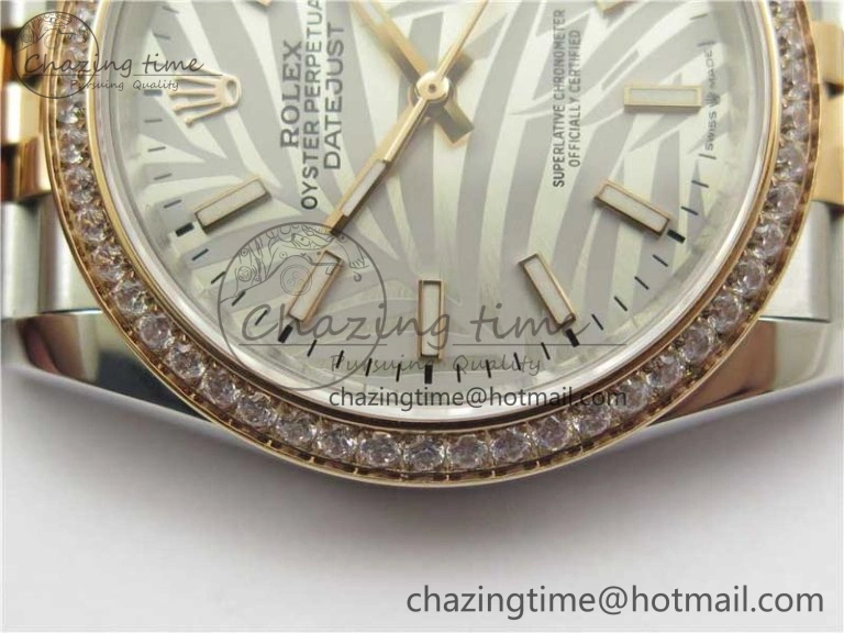 Timeless DateJust 36 SS RG 126281 BP Maker 1:1 Best Edition Silver Gray Dial on Oyster Bracelet 2500