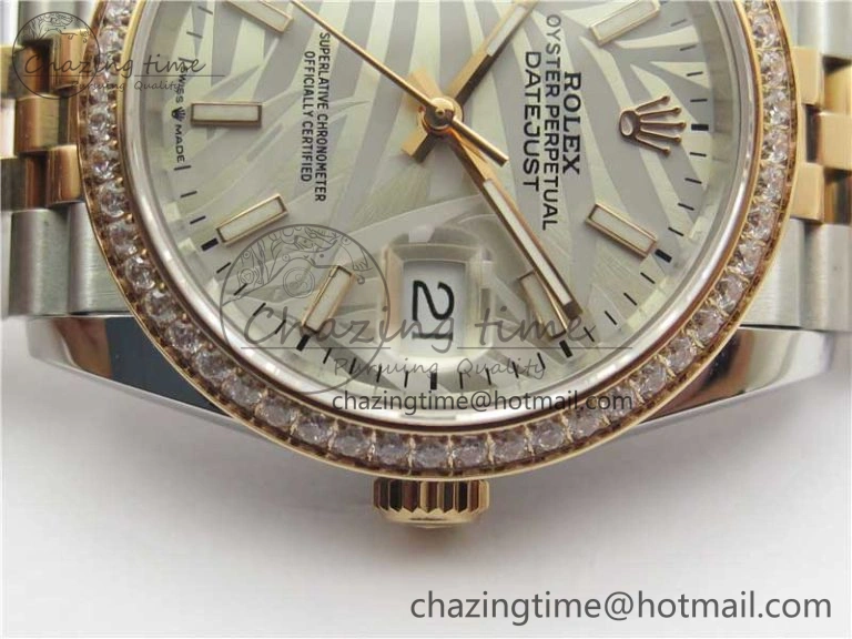 Timeless DateJust 36 SS RG 126281 BP Maker 1:1 Best Edition Silver Gray Dial on Oyster Bracelet 2500