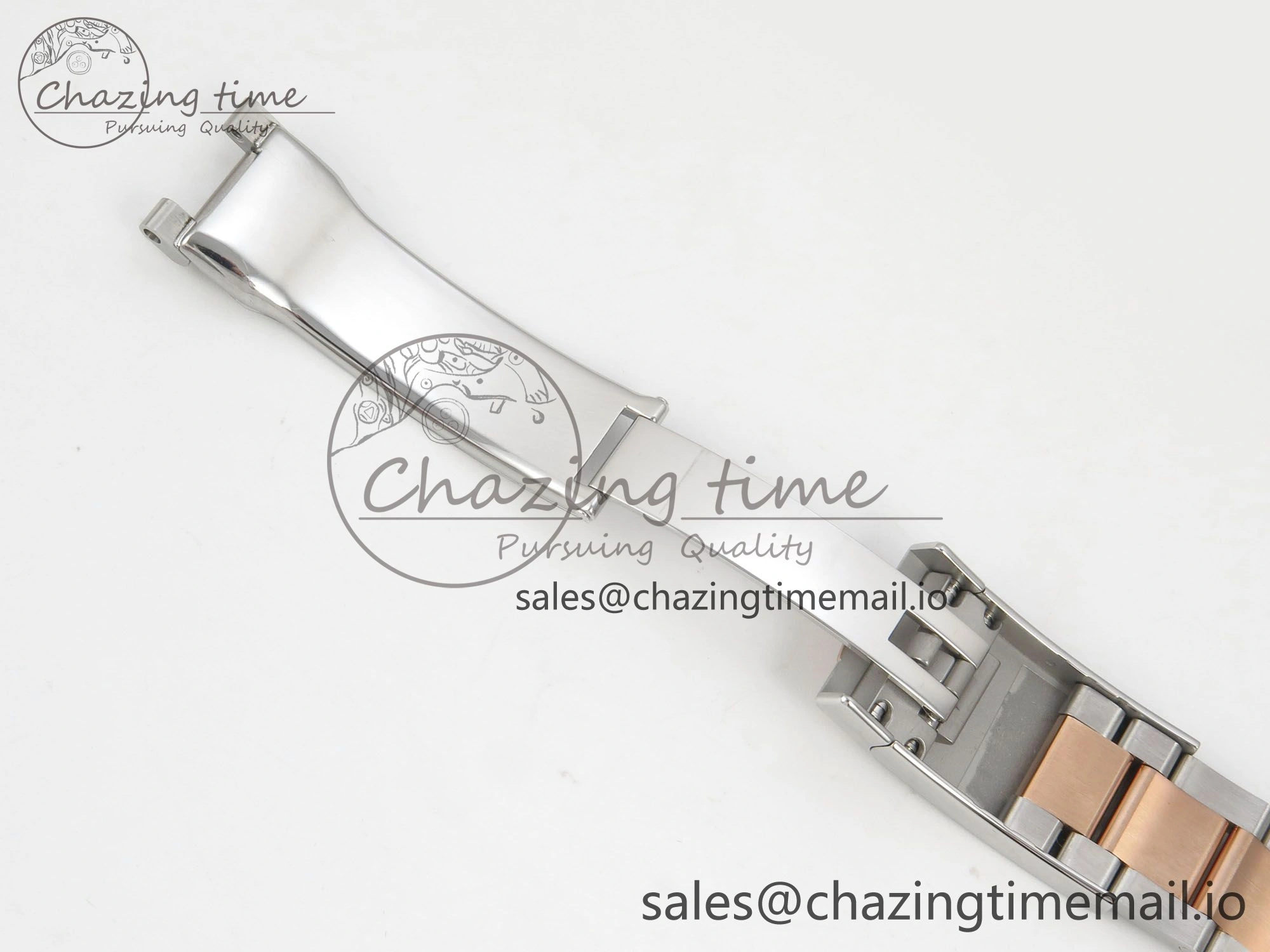DateJust 36 SS RG ARF 1:1 Best Edition 904L Steel Gray Dial RG Roman on Oyster Bracelet SH Packable 65