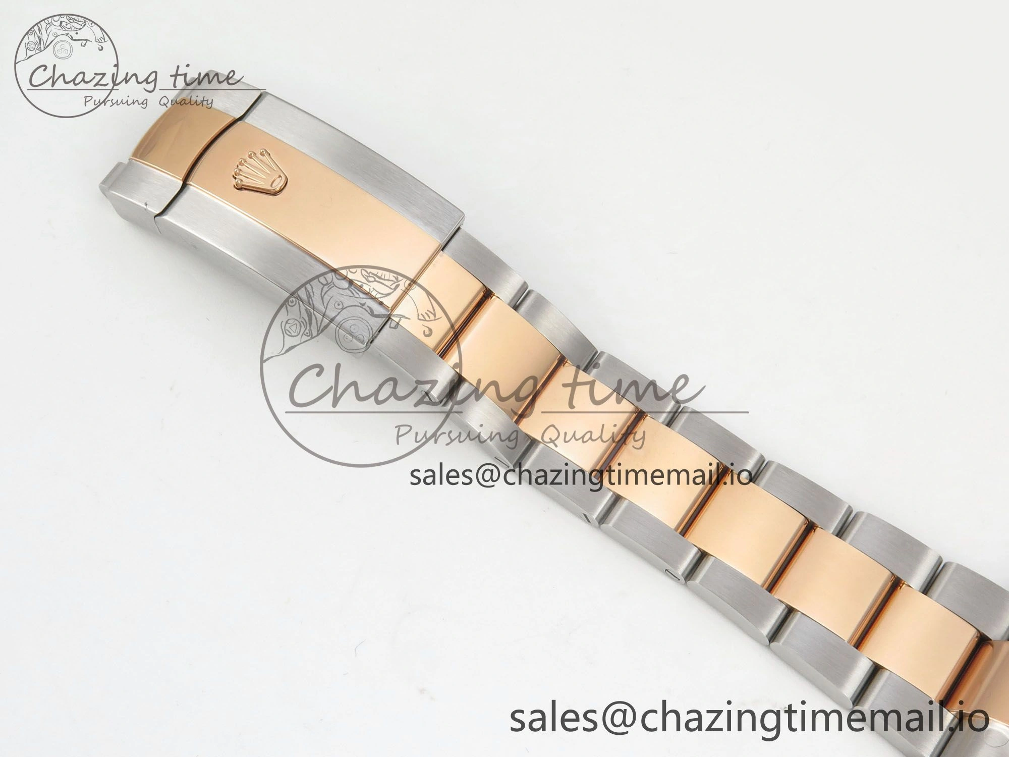 EyeCatching DateJust 36 SS RG ARF 1:1 Best Edition 904L Steel Silver Textured Diamonds Dial on Oyster Bracelet SH 59