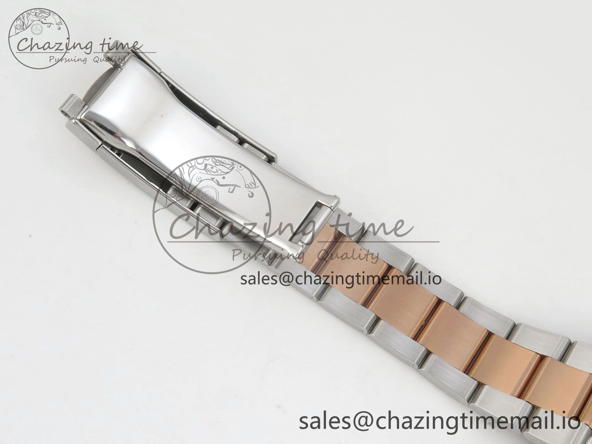 DateJust 36 SS RG ARF 1:1 Best Edition 904L Steel Silver Textured Stick Dial on Oyster Bracelet SH Youthful 79