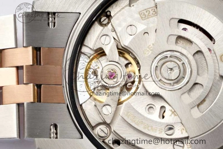 DateJust 36 SS RG DIWF 1:1 Best Edition 904L Steel Gray Stick Dial on Jubilee Bracelet SA Sleek 2321