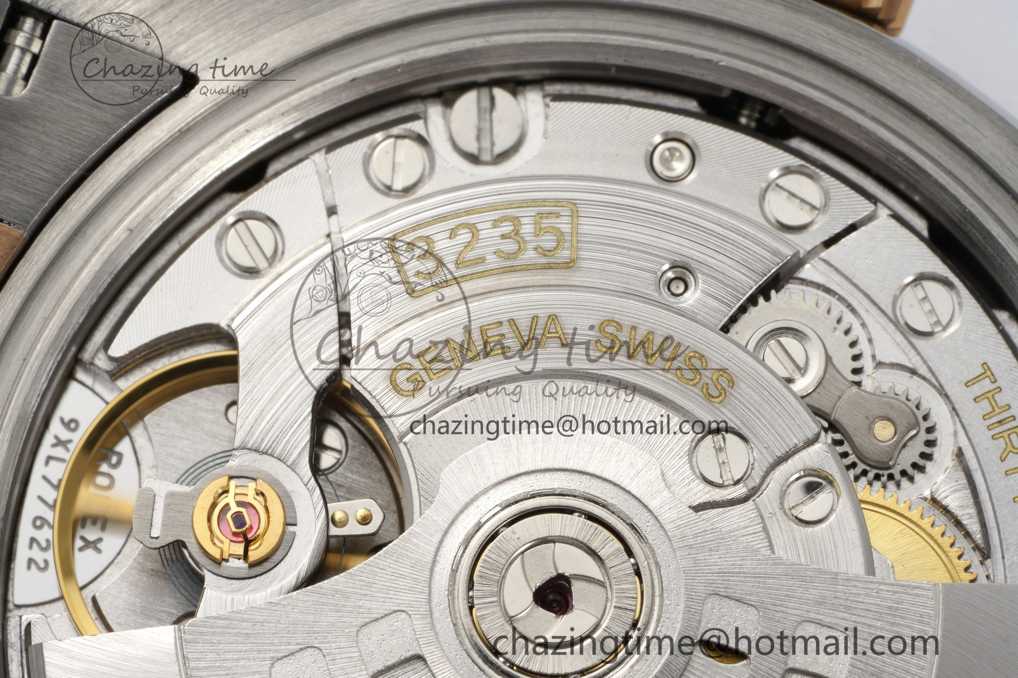 DateJust 36 SS RG Gold Wrapped JDF 1:1 Best Edition Brown Diamonds Textured Dial on Jubilee Bracelet VR3235 V FastDry 10214