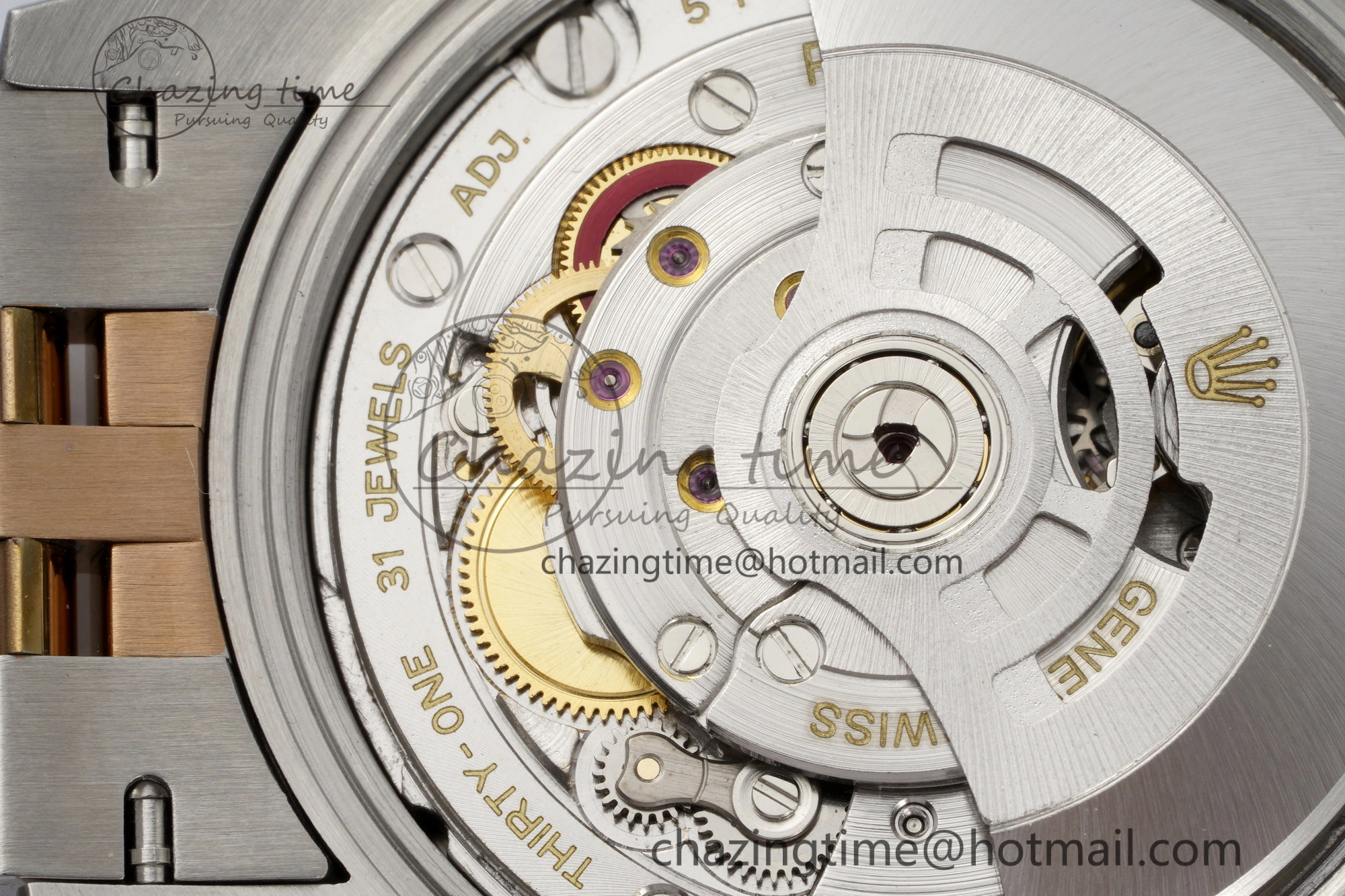 Snug DateJust 36 SS RG Gold Wrapped JDF 1:1 Best Edition Silver Diamonds Textured Dial on Jubilee Bracelet VR3235 V 2196