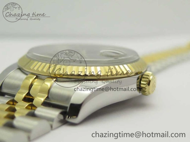 DateJust 36 SS YG 116233 ARF 1:1 Best Edition 904L Steel Black Dial Stick Markers on Jubilee Bracelet SH3135 V GoAnywhere 10586