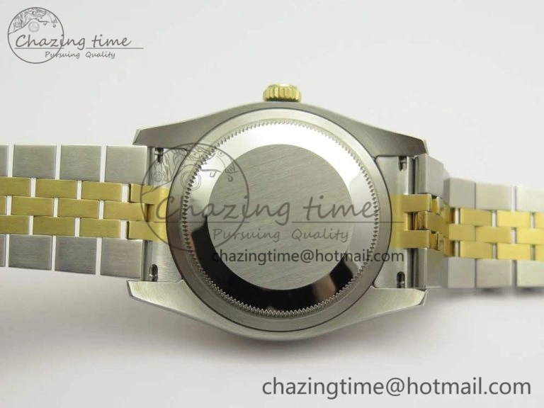 DateJust 36 SS YG 116233 ARF 1:1 Best Edition 904L Steel Black Dial Stick Markers on Jubilee Bracelet SH3135 V GoAnywhere 10586