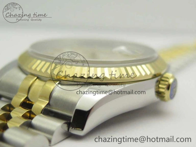 Lightweight DateJust 36 SS YG 116233 ARF 1:1 Best Edition 904L Steel White Dial Stick Markers on Jubilee Bracelet SH3135 V 3262