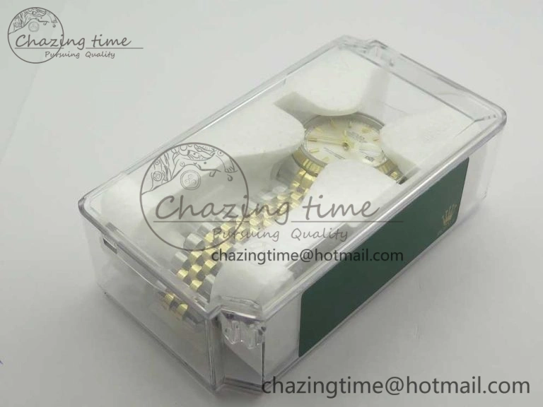 Lightweight DateJust 36 SS YG 116233 ARF 1:1 Best Edition 904L Steel White Dial Stick Markers on Jubilee Bracelet SH3135 V 3262