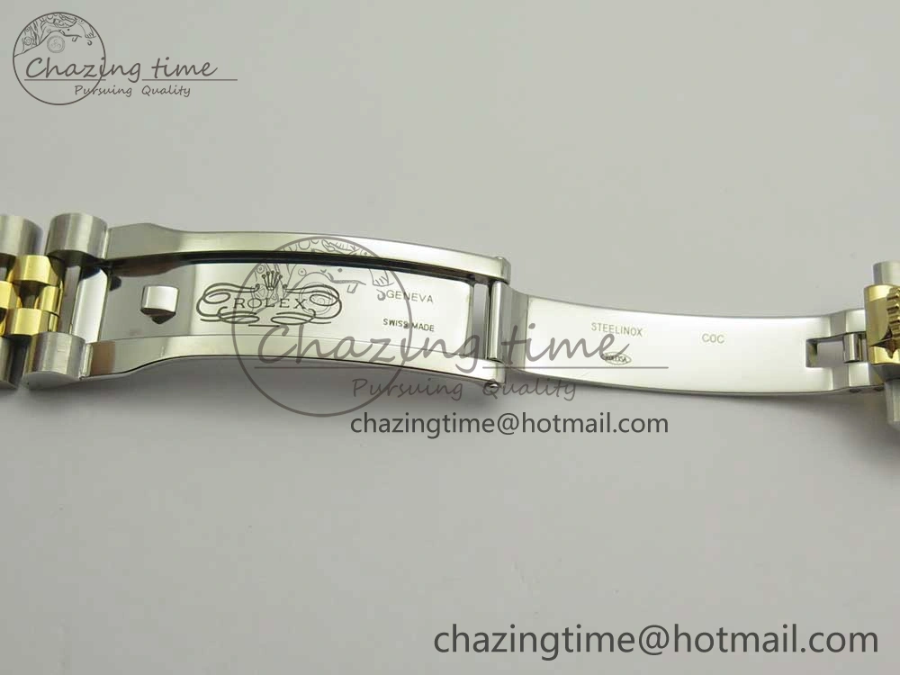DateJust 36 SS YG 116233 ARF 1:1 Best Edition 904L Steel YG Dial Diamonds Markers on Jubilee Bracelet SH3135 V Compact 3257