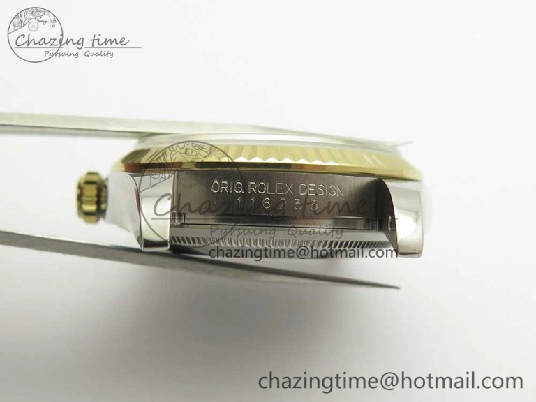 DateJust 36 SS YG 116233 ARF 1:1 Best Edition 904L Steel YG Dial Diamonds Markers on Jubilee Bracelet SH3135 V Compact 3257