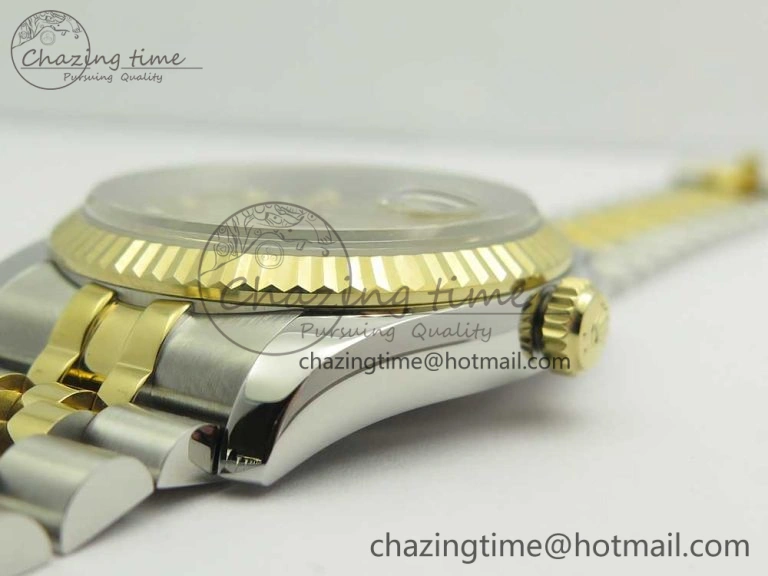 DateJust 36 SS YG 116233 ARF 1:1 Best Edition 904L Steel YG Dial Diamonds Markers on Jubilee Bracelet SH3135 V Compact 3257