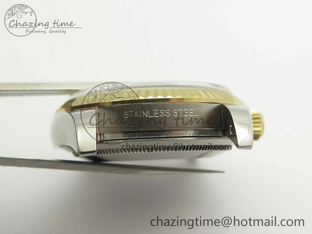 Snug DateJust 36 SS YG 116233 ARF 1:1 Best Edition 904L Steel YG Dial Stick Markers on Jubilee Bracelet SH3135 V 10584