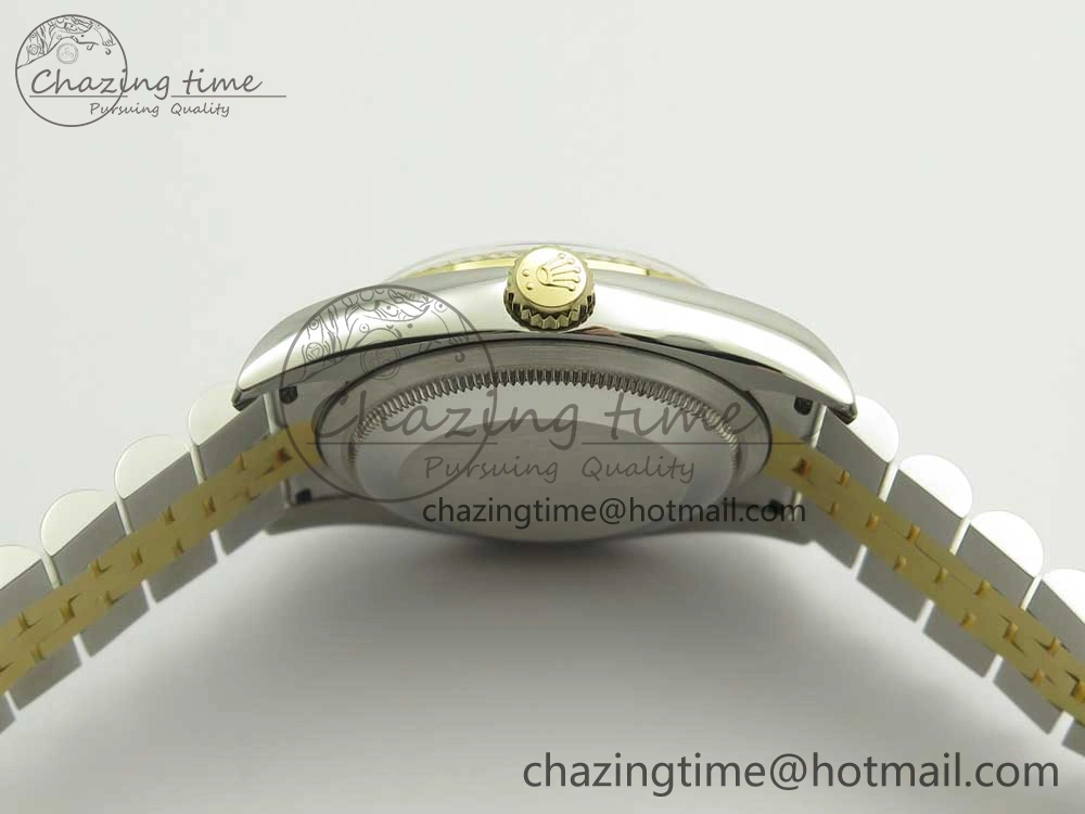 Snug DateJust 36 SS YG 116233 ARF 1:1 Best Edition 904L Steel YG Dial Stick Markers on Jubilee Bracelet SH3135 V 10584