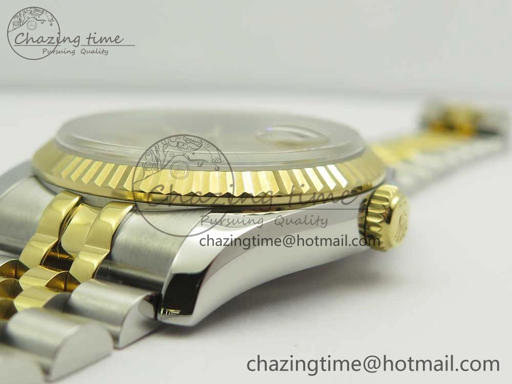 Snug DateJust 36 SS YG 116233 ARF 1:1 Best Edition 904L Steel YG Dial Stick Markers on Jubilee Bracelet SH3135 V 10584