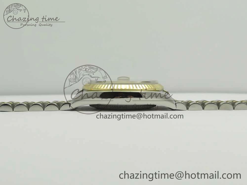 Snug DateJust 36 SS YG 116233 ARF 1:1 Best Edition 904L Steel YG Dial Stick Markers on Jubilee Bracelet SH3135 V 10584