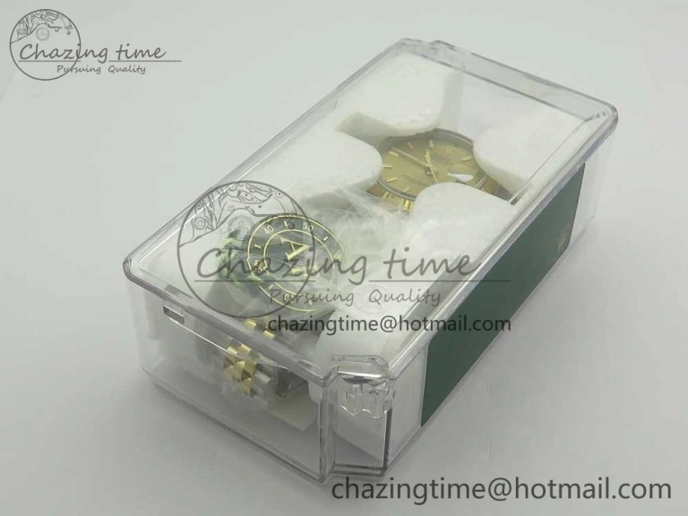 Snug DateJust 36 SS YG 116233 ARF 1:1 Best Edition 904L Steel YG Dial Stick Markers on Jubilee Bracelet SH3135 V 10584