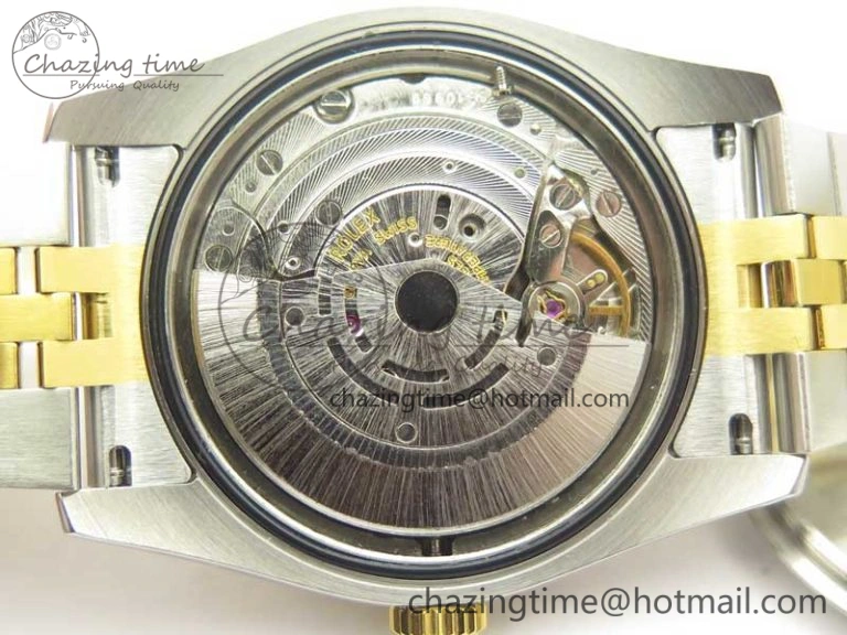Lightweight DateJust 36 SS YG 126233 ARF 1:1 Best Edition Black Dial Stick Markers on SS YG Jubilee Bracelet SH 10711