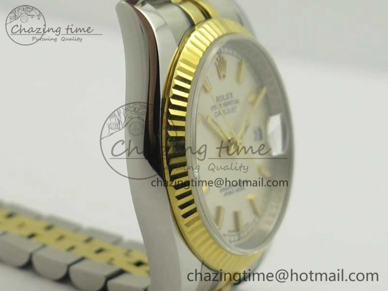 DateJust 36 SS YG 126233 ARF 1:1 Best Edition Silver Dial Stick Markers on SS YG Jubilee Bracelet SH TimelessDesign 3430