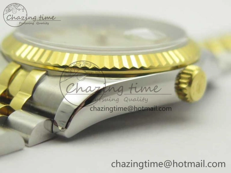 DateJust 36 SS YG 126233 ARF 1:1 Best Edition Silver Dial Stick Markers on SS YG Jubilee Bracelet SH TimelessDesign 3430