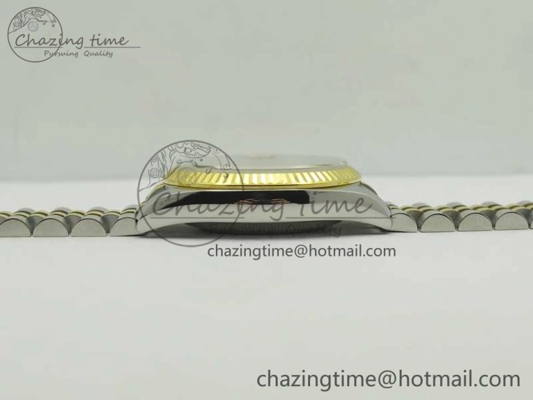 DateJust 36 SS YG 126233 ARF 1:1 Best Edition Silver Dial Stick Markers on SS YG Jubilee Bracelet SH TimelessDesign 3430