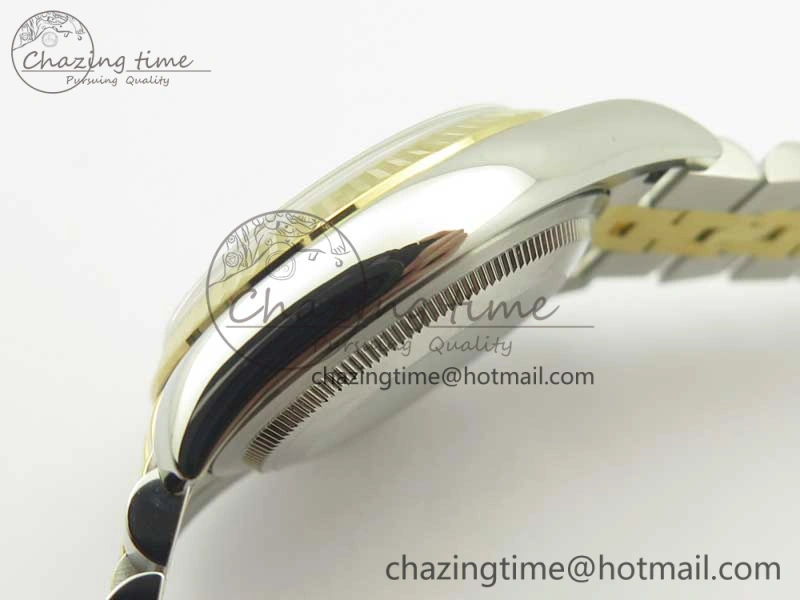 Sleek DateJust 36 SS YG 126233 ARF 1:1 Best Edition YG Dial Stick Markers on SS YG Jubilee Bracelet SH 3431