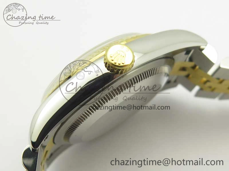 Sleek DateJust 36 SS YG 126233 ARF 1:1 Best Edition YG Dial Stick Markers on SS YG Jubilee Bracelet SH 3431